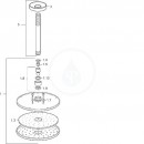 Hlavov sprcha, prmr 202 mm, chrom