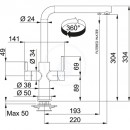 Pkov dezov baterie FN 0689.031, chrom