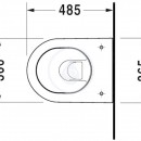 Zvsn klozet Compact, 360 mm x 485 mm, bl - klozet