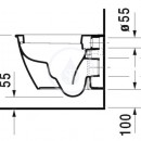 Zvsn klozet Compact, 360 mm x 485 mm, bl - klozet