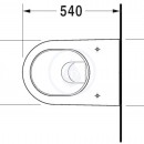 Zvsn klozet, 370 mm x 540 mm, bl - klozet