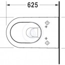 Zvsn klozet Darling New, 370 mm x 620 mm, bl - klozet