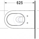 Zvsn klozet Darling New, 370 mm x 620 mm, bl - klozet