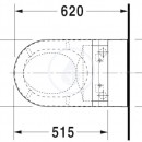 Zvsn klozet, 375 mm x 620 mm, bl - klozet