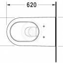 Zvsn klozet, 375 mm x 620 mm, bl - klozet