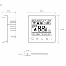 HAKL TH901 digitln termostat - bl