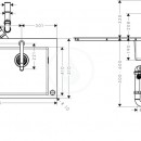 Set dezu a baterie C71-F450-07, chrom