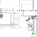 Set dezu a baterie C71-F660-08, chrom