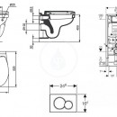 Sada pro zvsn WC + klozet a sedtko softclose Ideal Standard Quarzo - sada s tlatkem Sigma01, bl