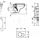 Sada pro zvsn WC + klozet a sedtko softclose Ideal Standard Quarzo - sada s tlatkem Sigma01, bl