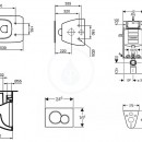 Sada pro zvsn WC + klozet a sedtko softclose Ideal Standard Tesi - sada s tlatkem Sigma01, bl