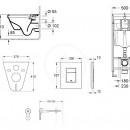 Sada pro zvsn WC + klozet a sedtko Villeroy & Boch