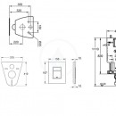 Sada pro zvsn WC + klozet a sedtko Ideal Standard Tesi