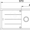 Fragranitov dez BFG 611-62, 620x500 mm, bl-led