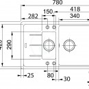 Fragranitov dez BFG 651-78, 780x500 mm, ed kmen