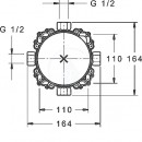 Montn tleso pro baterii pod omtku DN15