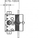 Montn tleso pro baterii pod omtku DN20