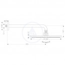 Hlavov sprcha 300, se sprchovm ramenem 390 mm, EcoSmart 9 l/min, chrom