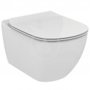 Sada pro zvsn WC + klozet a sedtko softclose Ideal Standard Tesi - sada s tlatkem Sigma20, bl/leskl chrom/bl