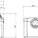 SFA SANIBROY Silence - Peerpvac stanice pro WC