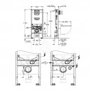 Modul pro zvsn WC s ndrkou a tlatkem, chrom