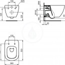 Zvsn WC se sedtkem SoftClose, AquaBlade, bl