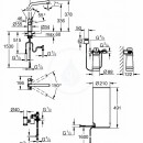 Dezov baterie Duo s ohevem vody a filtrac, zsobnk L, supersteel