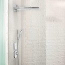 Horní sprcha 580, 3 proudy, bílá/chrom
