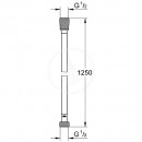 Silverflex sprchov hadice 1250 mm, supersteel