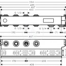 Zkladn tleso RainSelect pro 2 spotebie