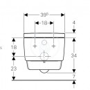 Elektronick bidet Mera Comfort zvsn, SoftClosing, alpsk bl