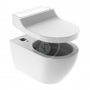 Elektronick bidet Tuma Comfort s keramikou, Rimfree, SoftClosing, bl sklo