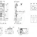 Set pedstnov instalace, klozetu a sedtka Ideal Standard, tlatka Sigma01, Aquablade, SoftClose, leskl chrom