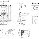 Set pedstnov instalace, klozetu a sedtka Ideal Standard, tlatka Sigma01, Aquablade, SoftClose, alpsk bl