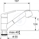 Kuchysk set N49, nerezov dez ETN 614 6/4" NOVA + baterie FC 9547, chrom