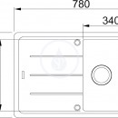 Fragranitov dez BFG 611-78, 780x500 mm, sahara