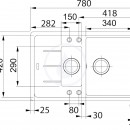 Fragranitov dez BFG 651-78, 780x500 mm, onyx