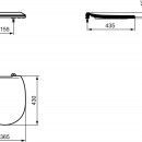 WC sedtko ultra ploch softclose, bl