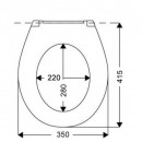 WC sedtko Soft-close, bl