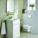 WC sedtko 366 x 390 x 37 mm Soft-close (zkrcen), bl