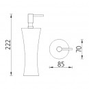 Nimco - Atri - Dávkovač tekutého mýdla, pumpička plast - AT 5031-20
