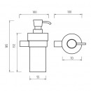 Nimco - BORMO - Dvkova tekutho mdla, pumpika plast - BR 11031KN-26