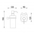 Nimco - Bormo - Dávkovač tekutého mýdla, pumpička plast - BR X3-31W-26