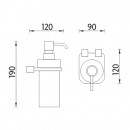 Nimco - BORMO - Dvkova tekutho mdla, pumpika plast - BR X3-31W-26