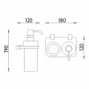 Nimco - BORMO - Dvojit drk dvkovae a sklenky - BR X3-5831W-26