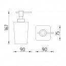 Nimco - Eli - Dávkovač tekutého mýdla, pumpička plast - EL 3031-45