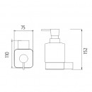 Nimco - KIBO - Dvkova tekutho mdla, pumpika mosaz - Ki 14031C-T-26