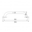 Nimco - Madla - Madlo 300x25 mm - BM 7035C-26