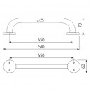 Nimco - Madla - Madlo 450x25 mm - BM 7335-18