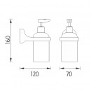 Nimco - Monolit - Dávkovač tekutého mýdla, pumpička plast - MO 4031C-P-26